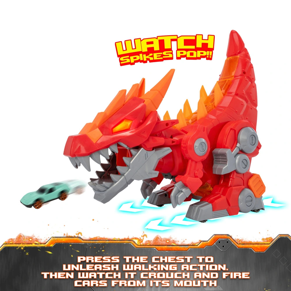 Teamsterz Robo Wreckerz Motorised Mega Beast With Street Machines Car