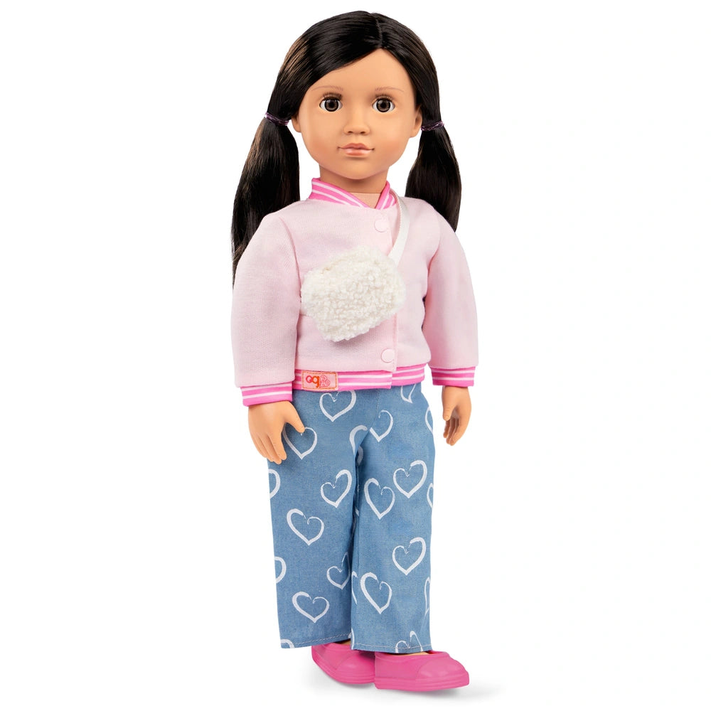 Our Generation School Outfit With Og Varsity Jacket