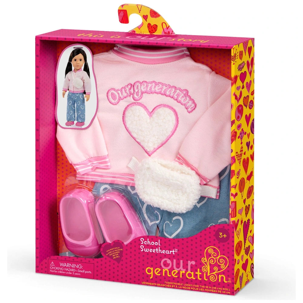 Our Generation School Outfit With Og Varsity Jacket