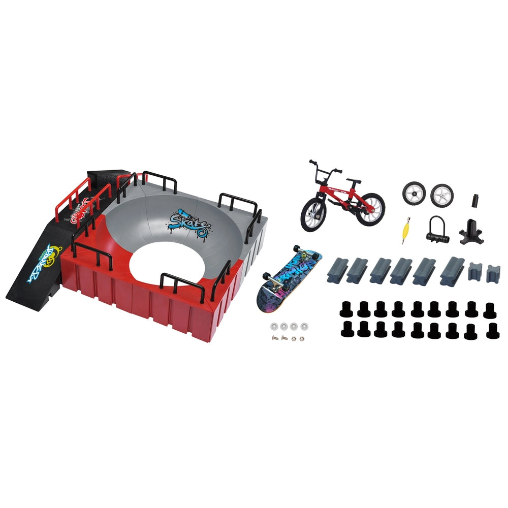 Skate Park Skate Bowl Finger Skateboard Set