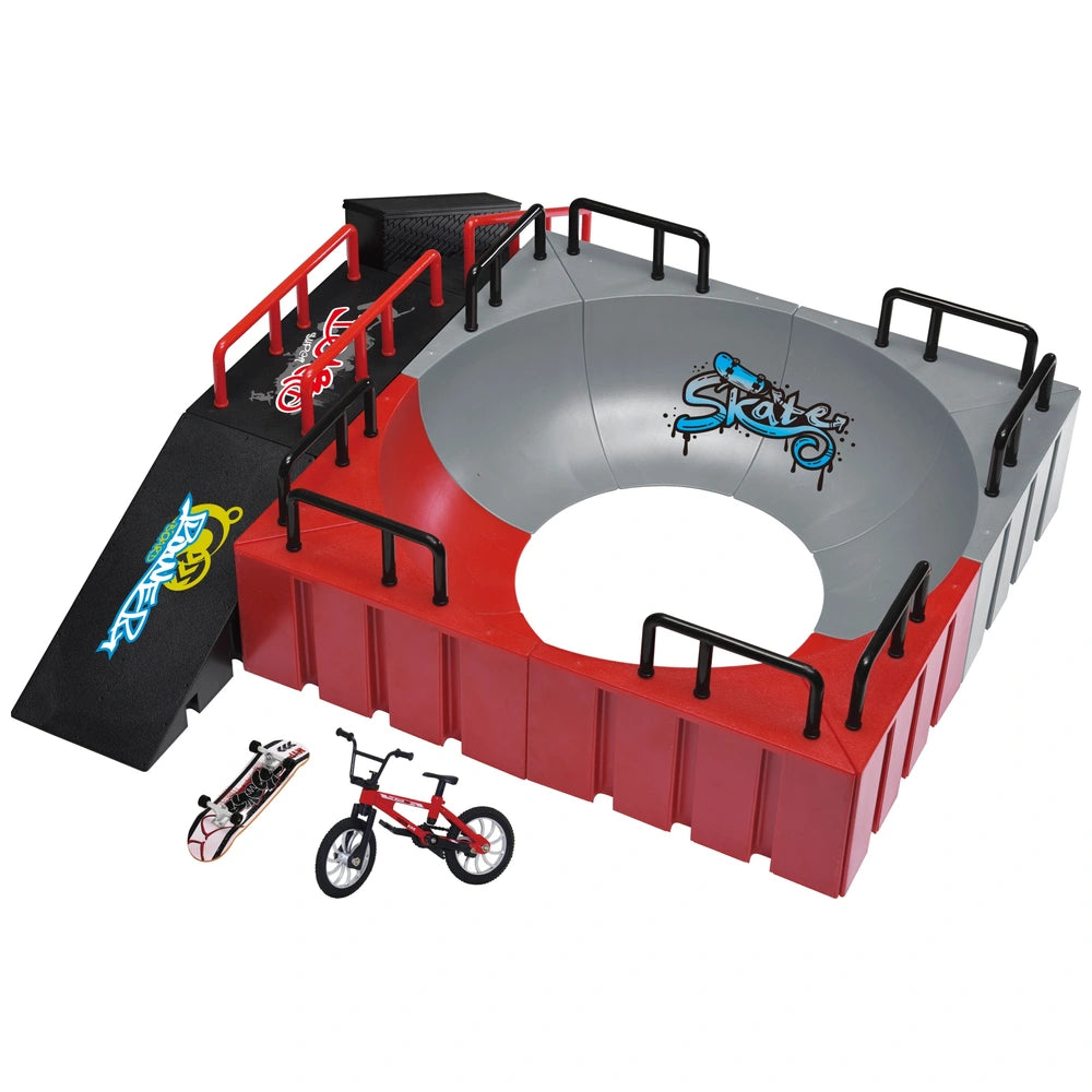 Skate Park Skate Bowl Finger Skateboard Set