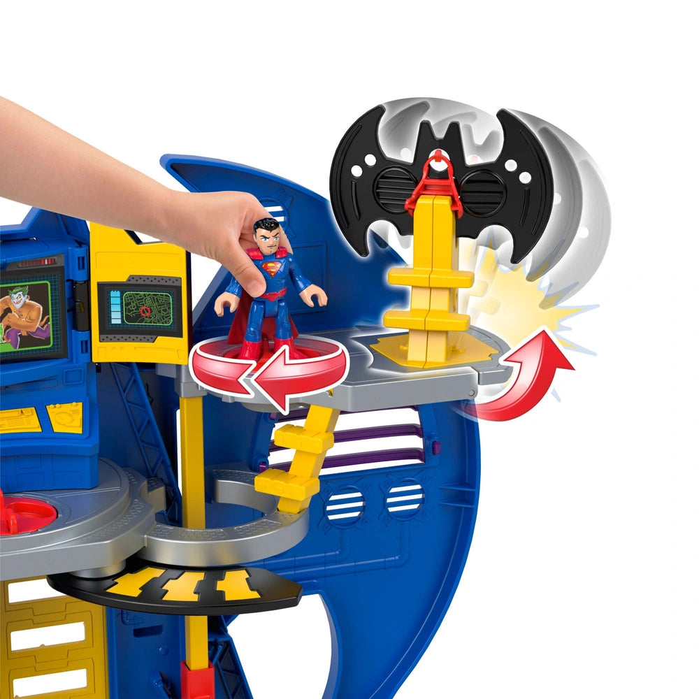 Fisher-Price Imaginext Dc Super Friends Playset Batcave Showdown
