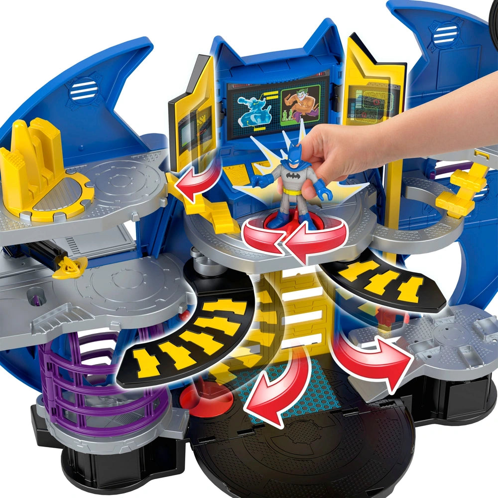 Fisher-Price Imaginext Dc Super Friends Playset Batcave Showdown