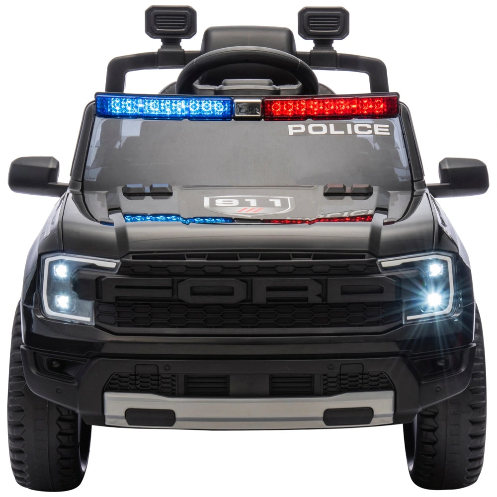 Ford Ranger Raptor Police Truck 10.8V Lithium Electric Ride On With Remote Control