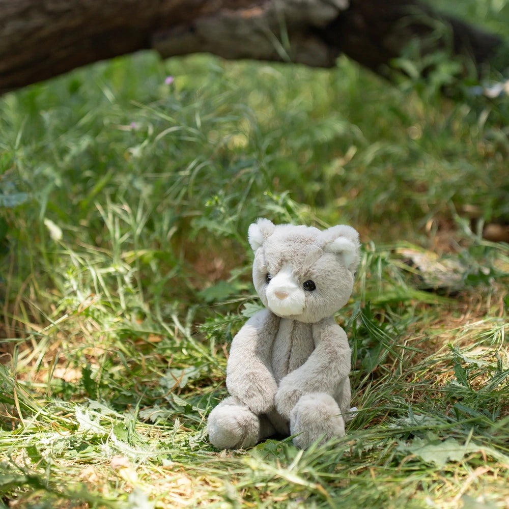 World's Softest Plush Karing The Grey Cat Soft Toy 25Cm