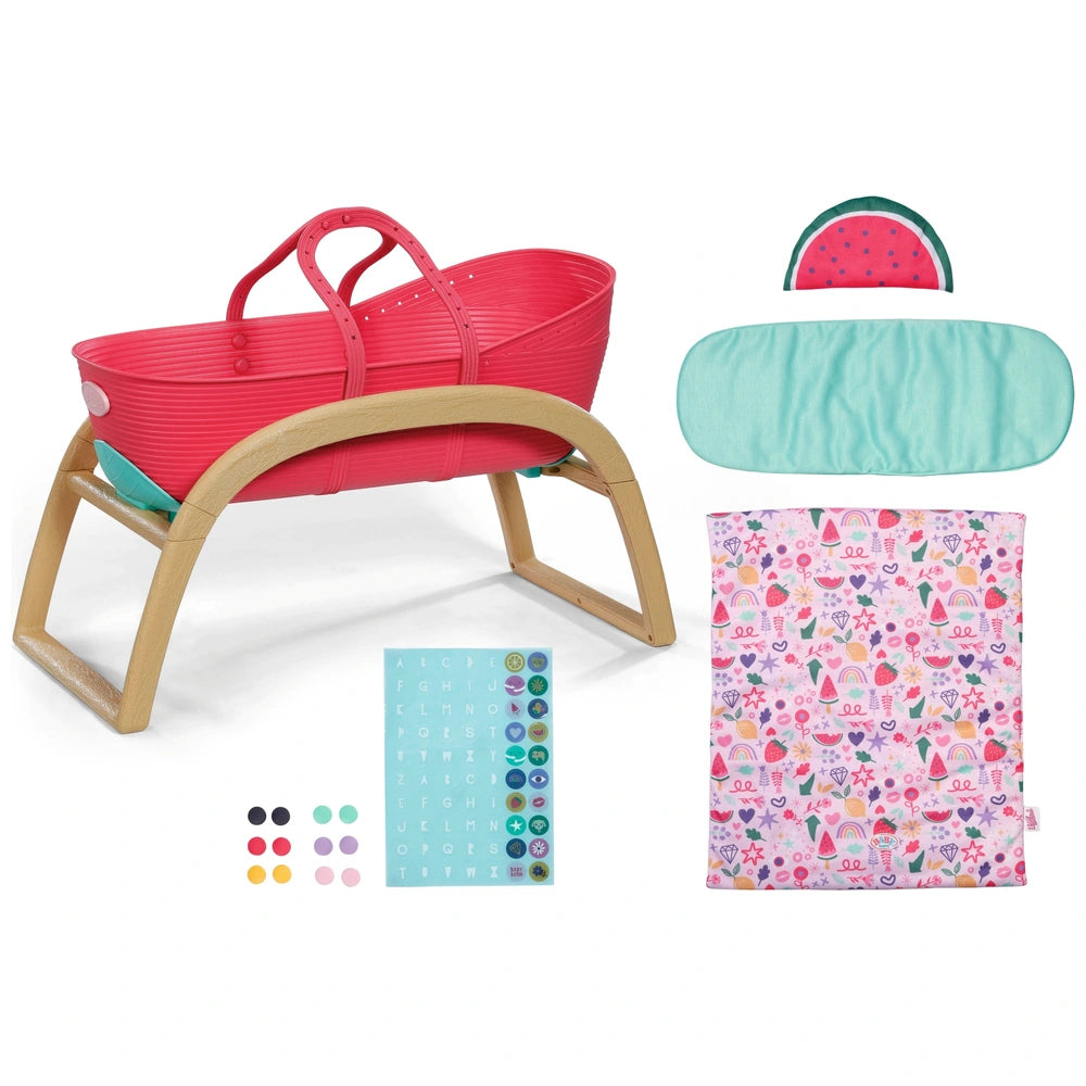 Baby Born 3-In-1 Bassinet Doll Bed
