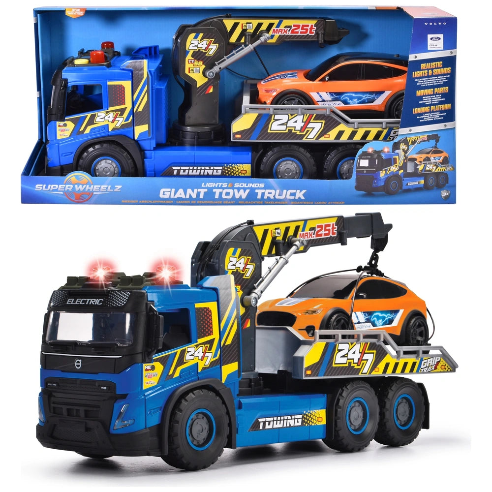 Super Wheelz Giant Tow Truck With Lights And Sounds