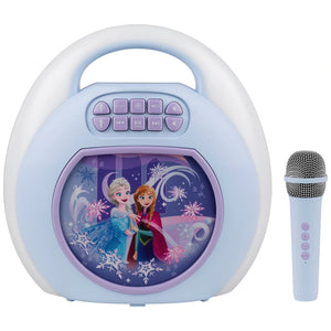 Ekids Disney Frozen Bluetooth Karaoke Machine With Microphone