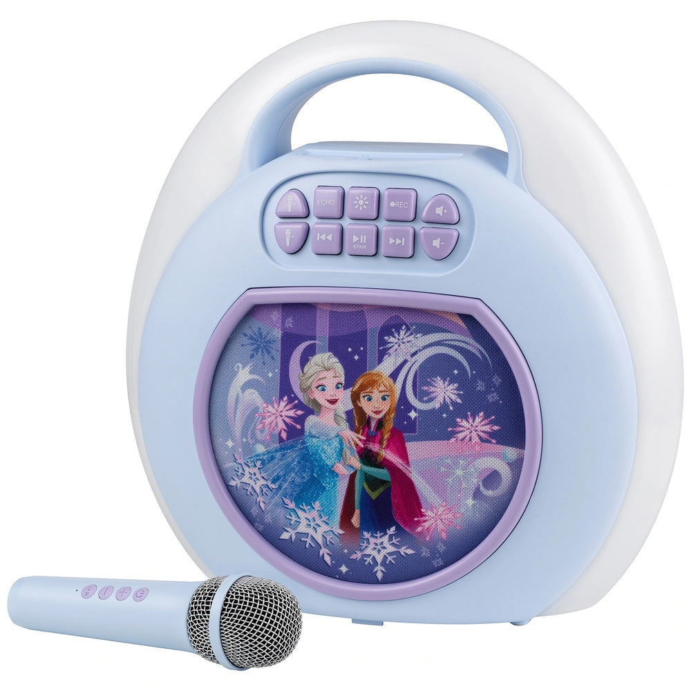 Ekids Disney Frozen Bluetooth Karaoke Machine With Microphone