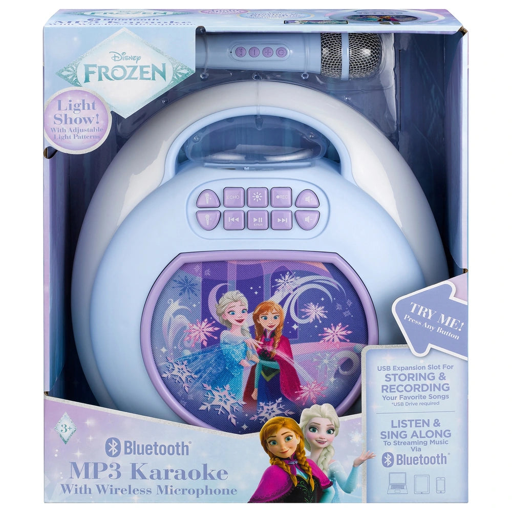 Ekids Disney Frozen Bluetooth Karaoke Machine With Microphone