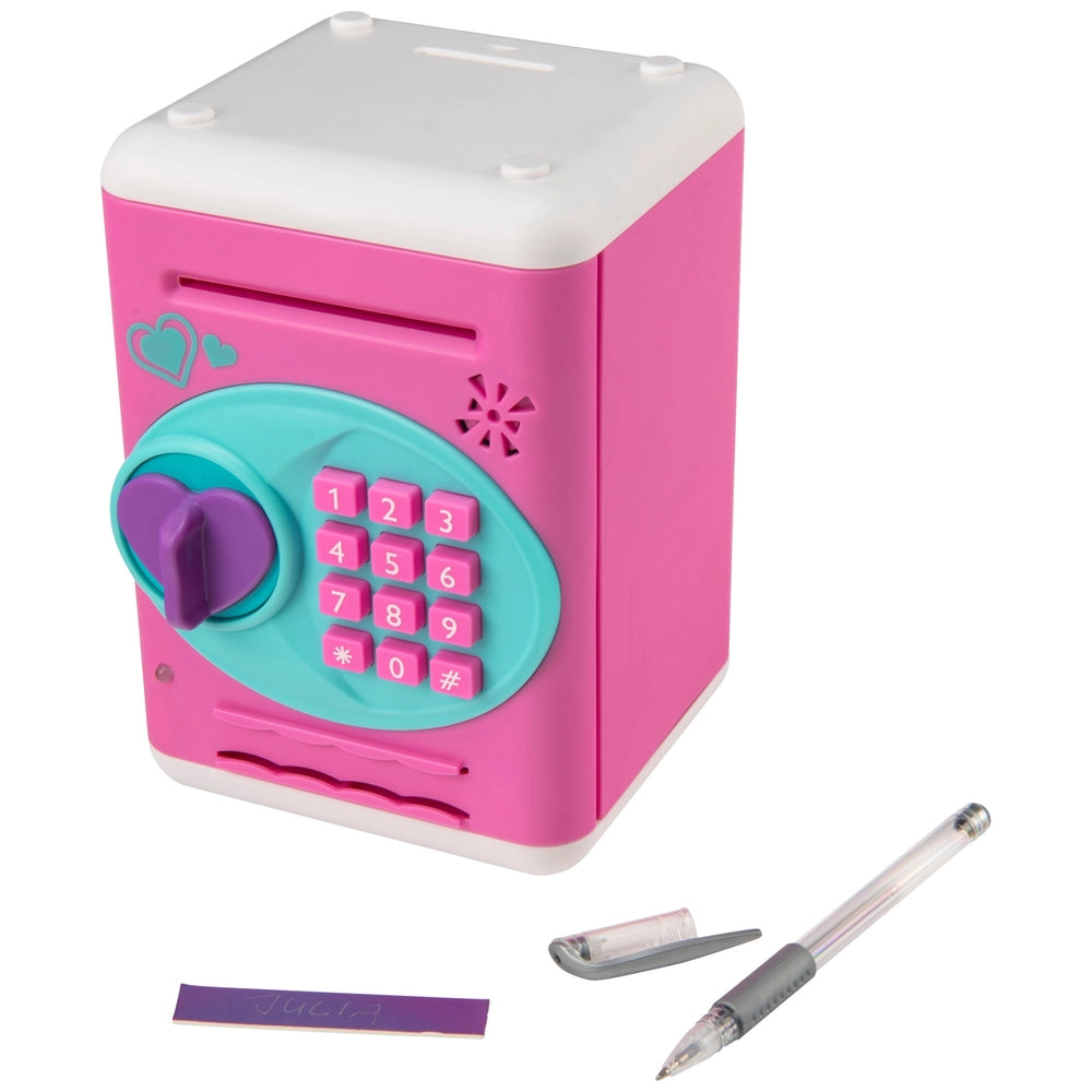 Electronic Money Bank Password Safe Pink