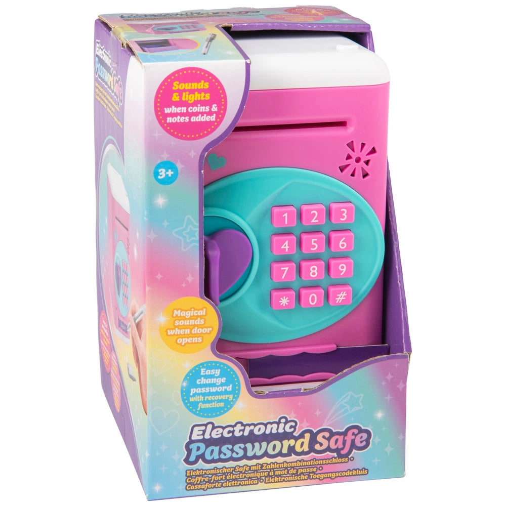 Electronic Money Bank Password Safe Pink