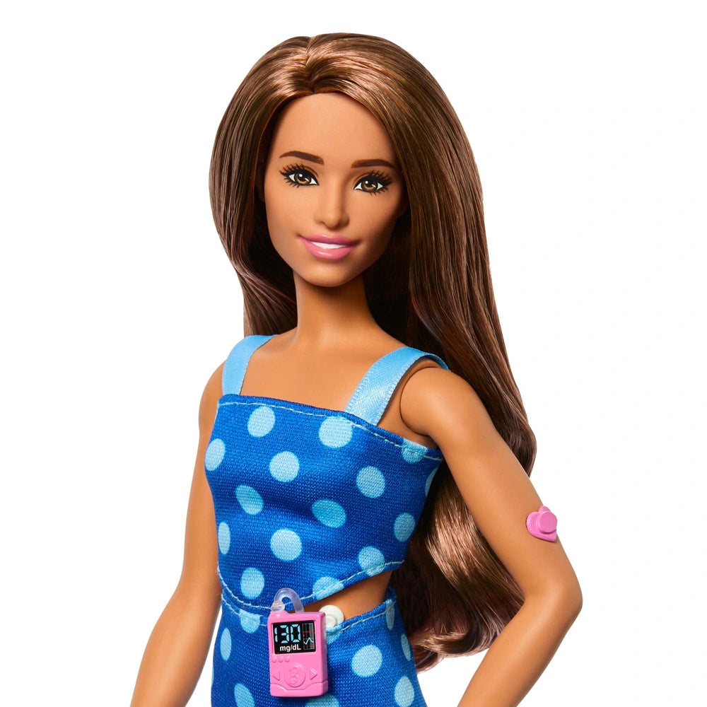Barbie Blue Polkadot Diabetes