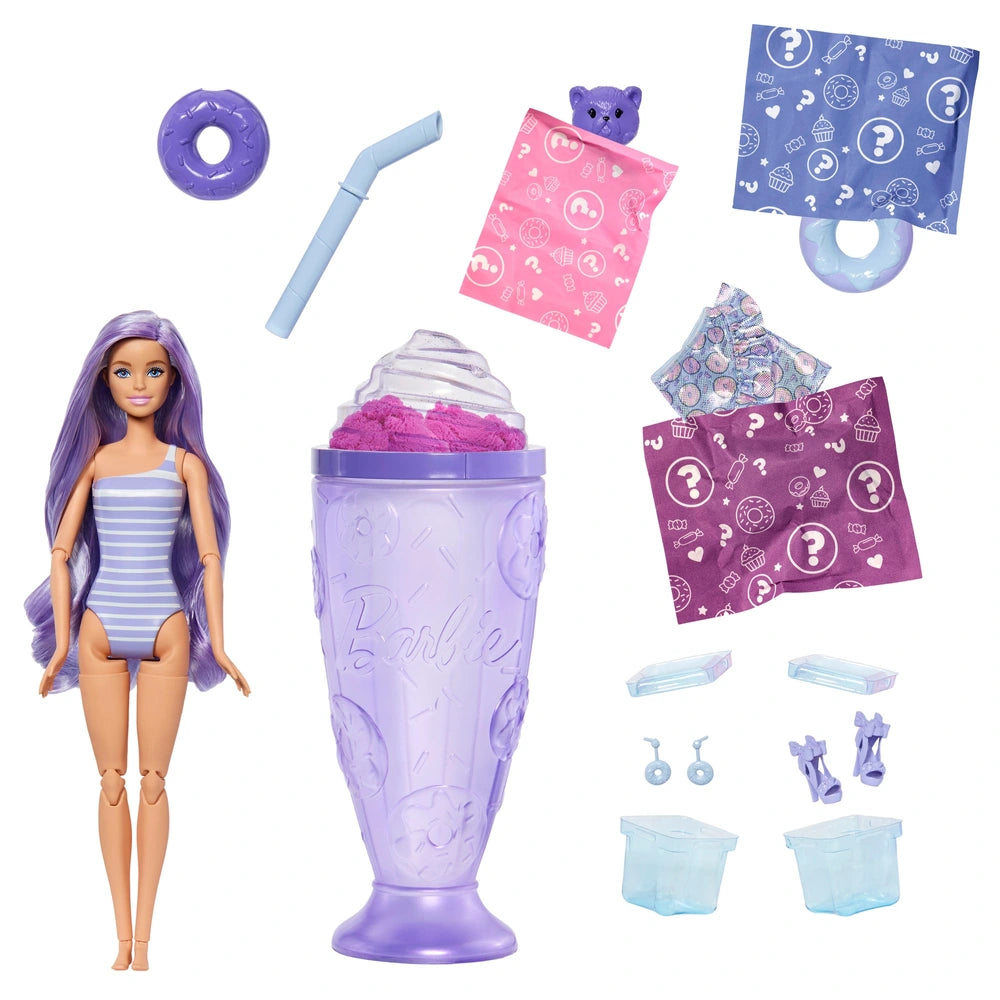 Barbie Pop Reveal Treats Milkshake Series Doughnut Dreams Doll