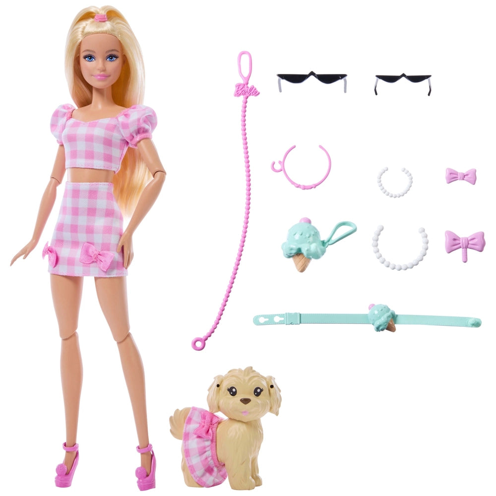 Barbie Doll Twinning Looks With Dog