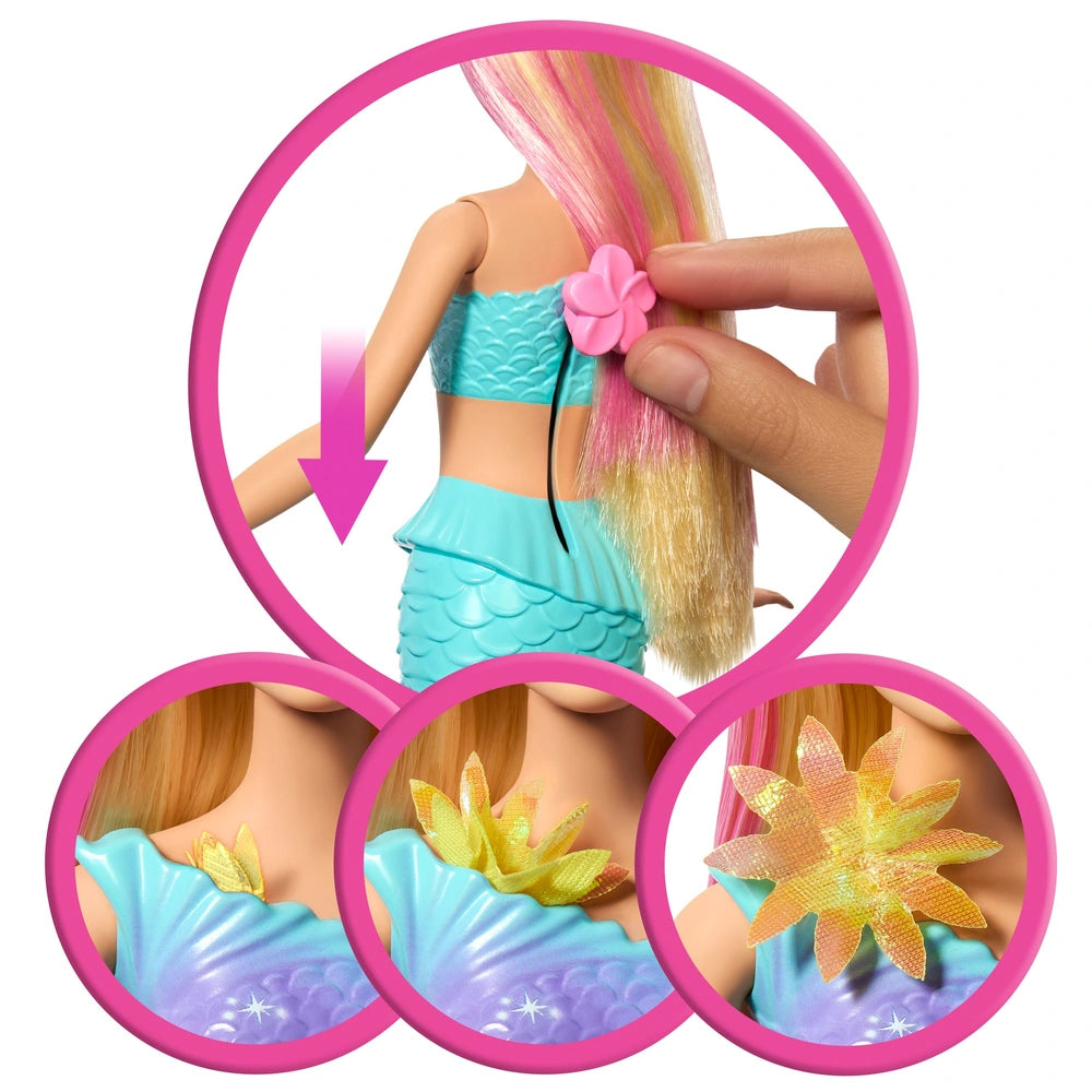 Barbie Flower Magic Mermaid Blonde Doll