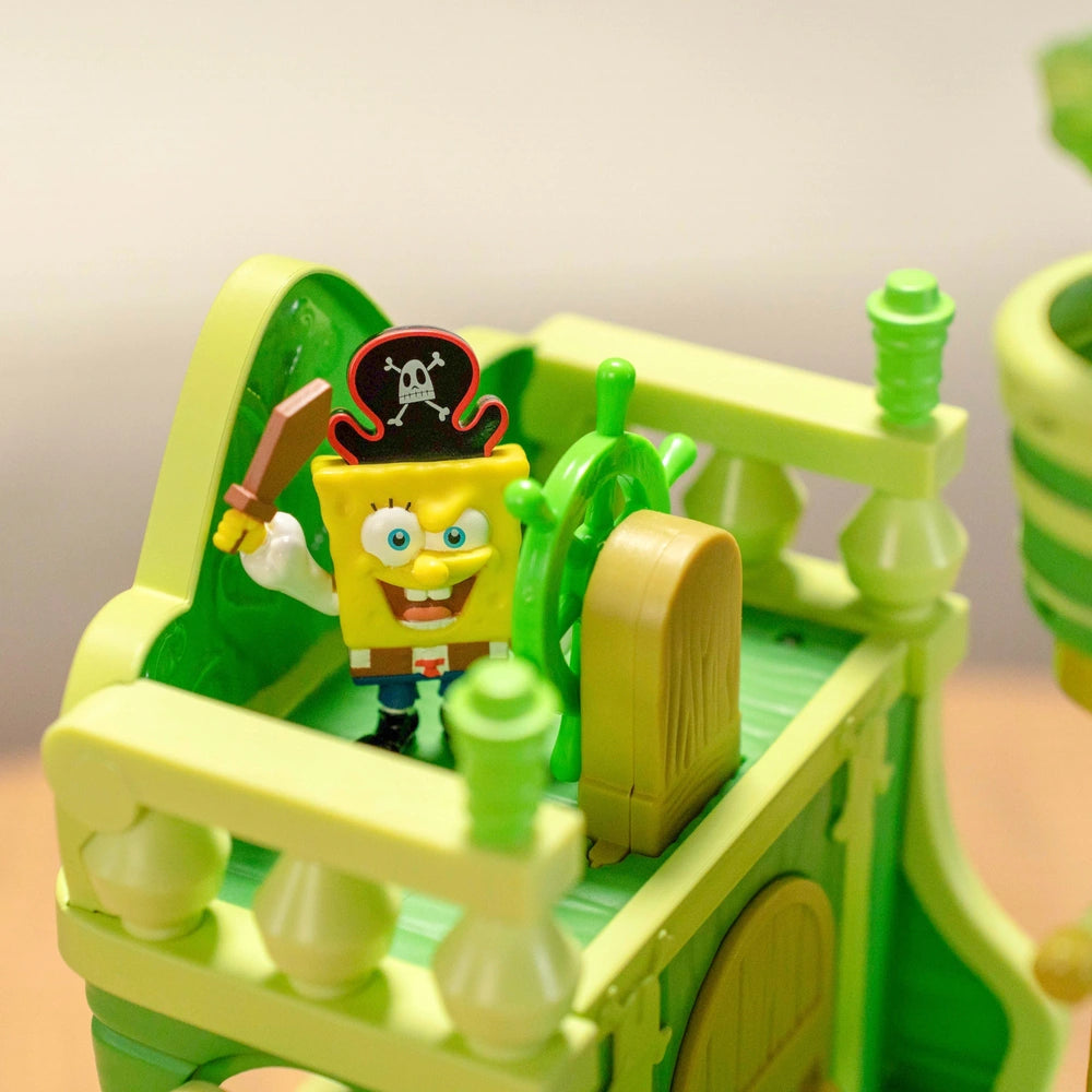 The Spongebob Movie The Flying Dutchman's Ship Playset With 6 Figures