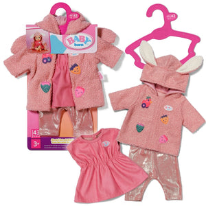 Baby Born Coat Set With Dress 43Cm