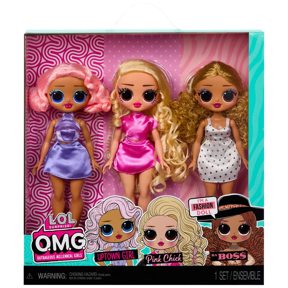 L.o.l. Surprise! O.m.g. Fashion Dolls 3 Pack