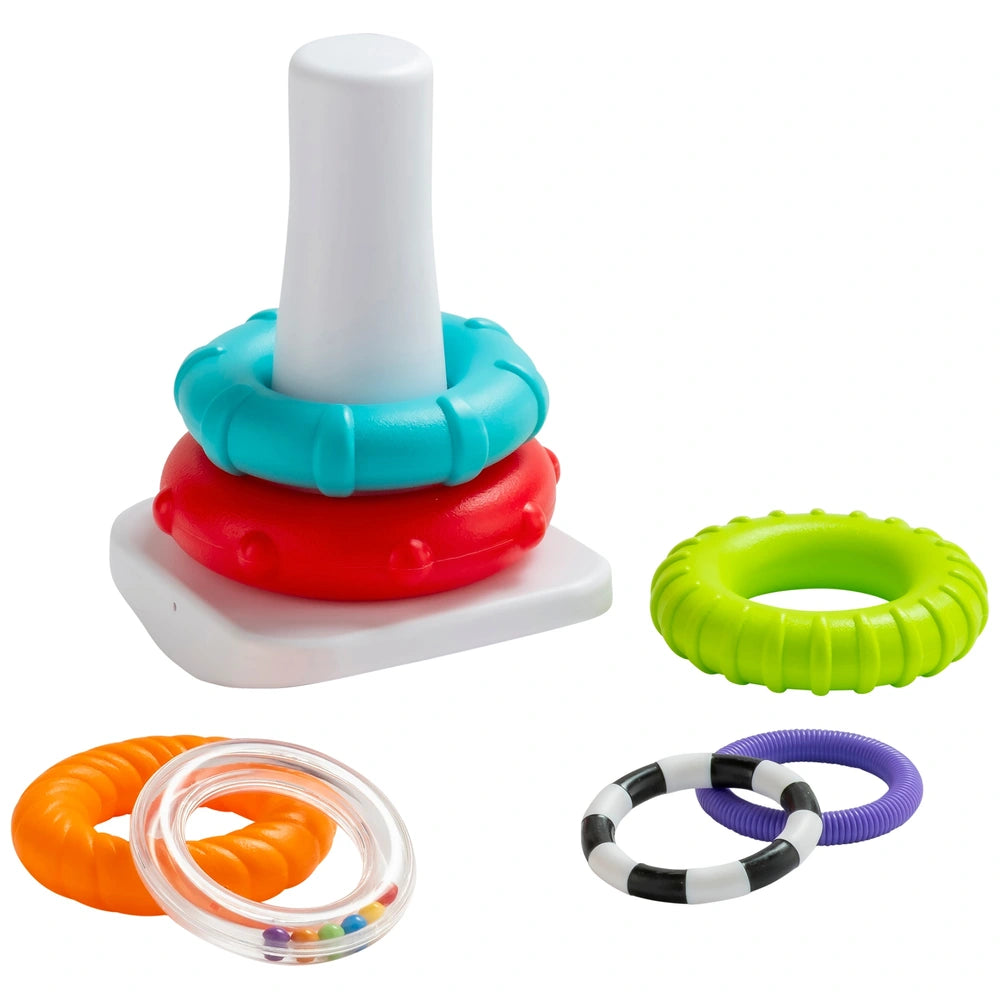 Big Steps Baby's First Stacker And Rattle Learning Set
