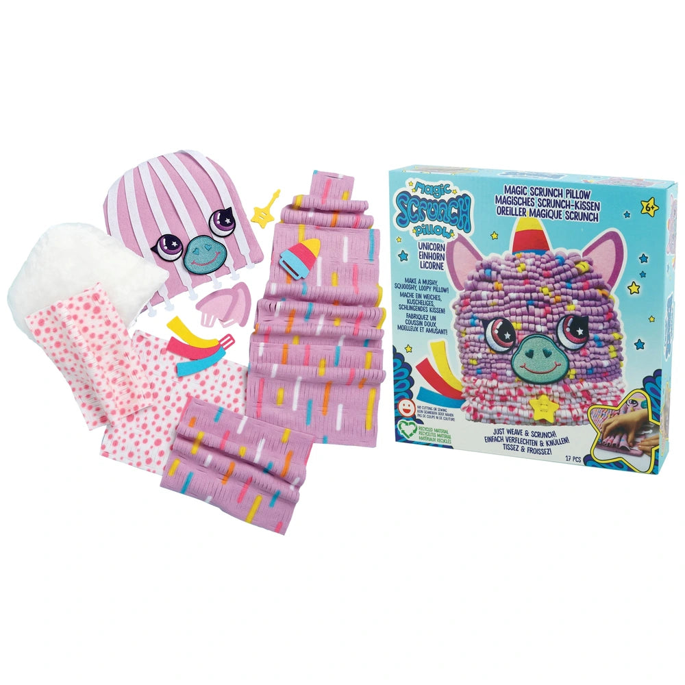 Magic Scrunch Unicorn Pillow