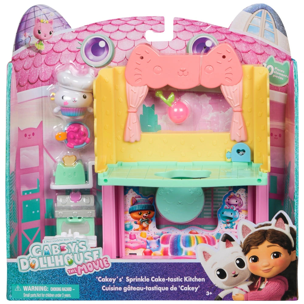 Gabby's Dollhouse: The Movie Playset Cakey's Sprinkle Cake-Tastic Kitchen