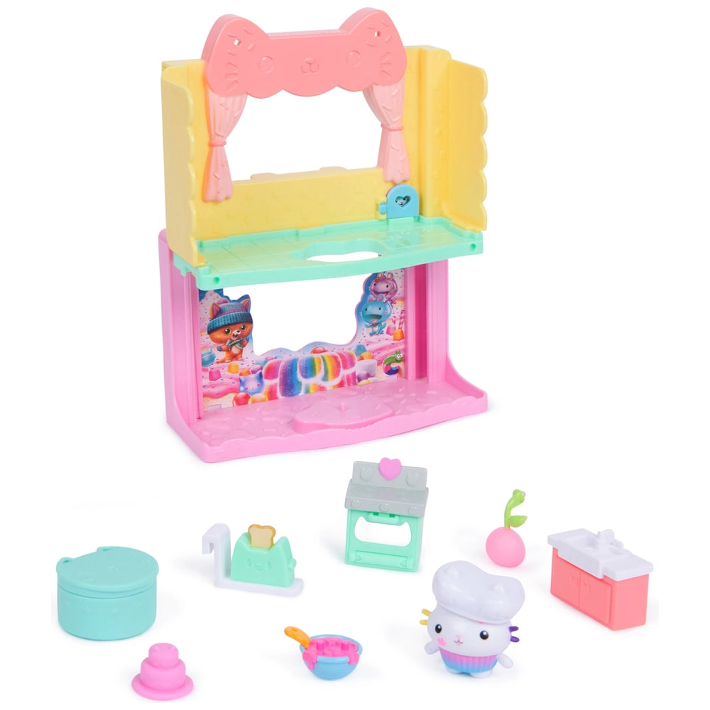 Gabby's Dollhouse: The Movie Playset Cakey's Sprinkle Cake-Tastic Kitchen