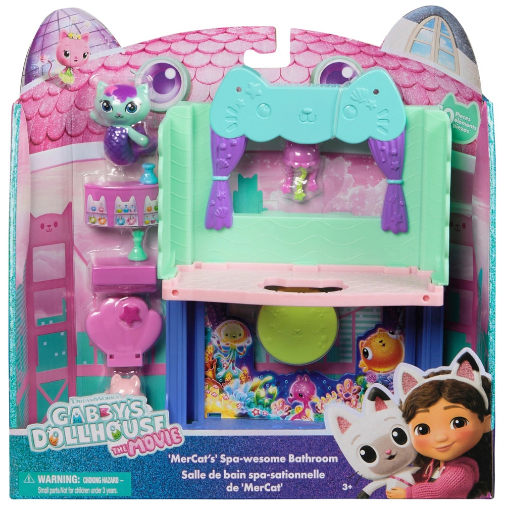 Gabby's Dollhouse: The Movie Playset Mercat's Spa-Wesome Bathroom