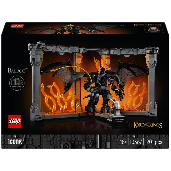 Lego Icons The Lord Of The Rings: Balrog Book Nook 10367