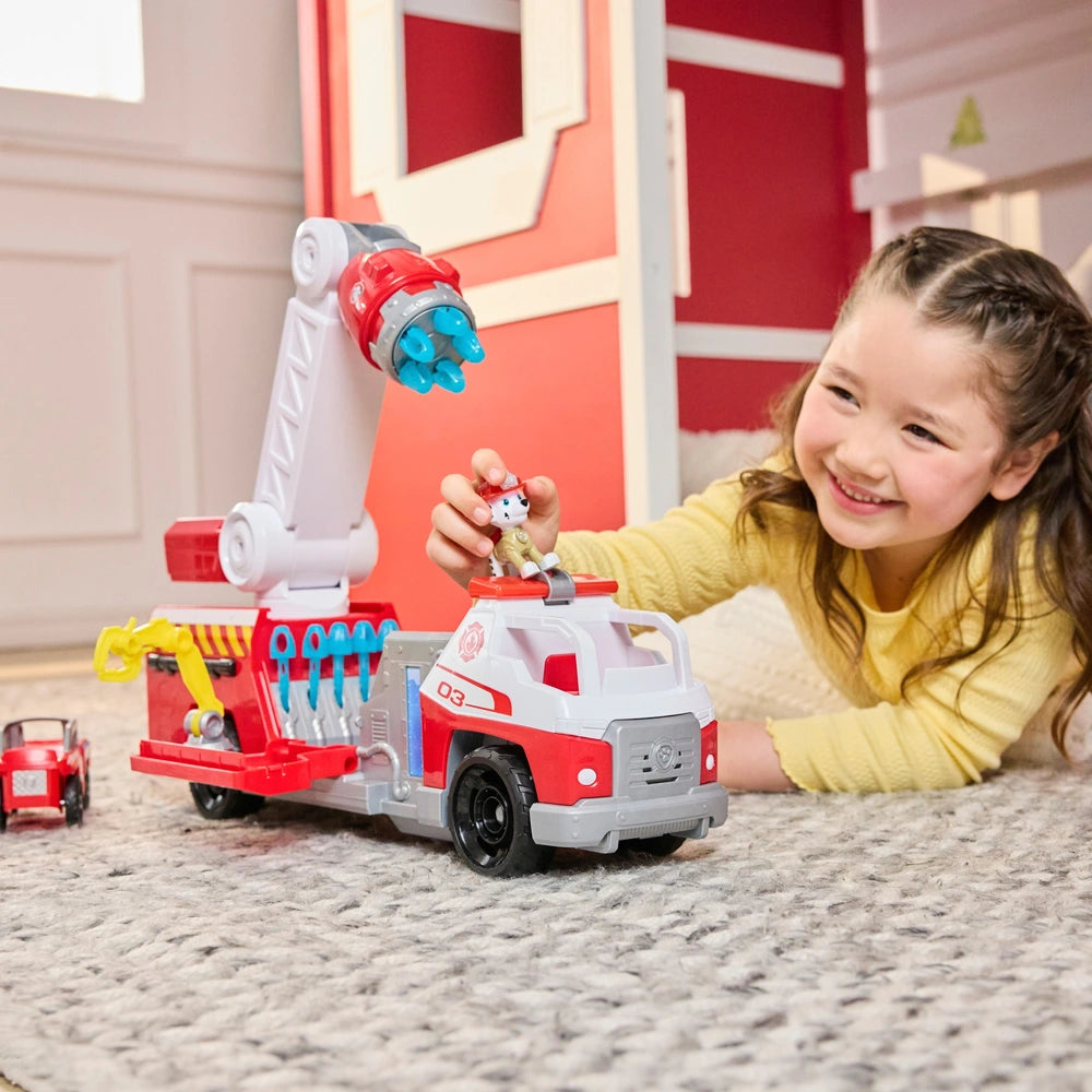 Paw Patrol Fire Rescue Rapid Reload Fire Truck With Lights And Sounds