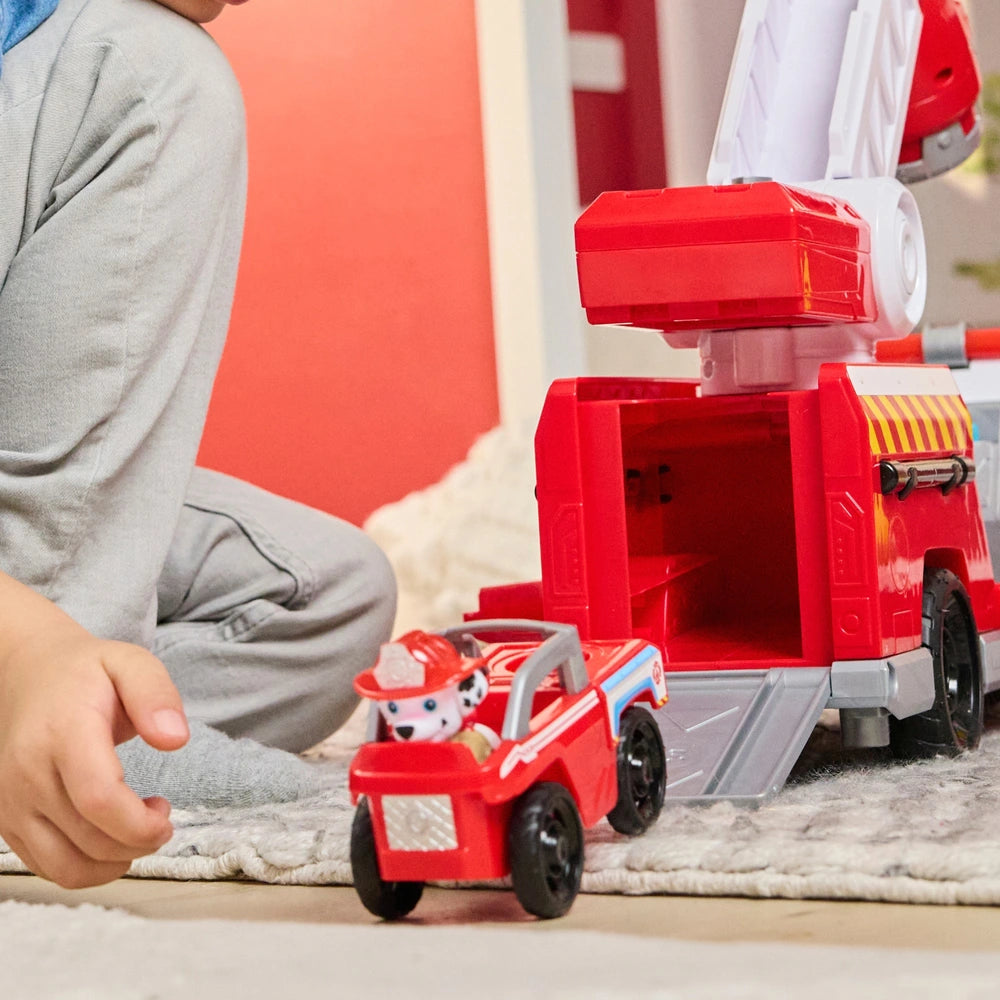 Paw Patrol Fire Rescue Rapid Reload Fire Truck With Lights And Sounds
