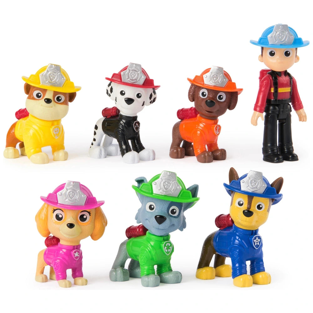 Paw Patrol Fire Rescue Team 7 Action Figures Pack