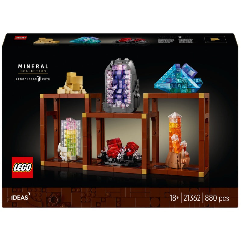 Lego Ideas Mineral Collection Set For Adults 21362