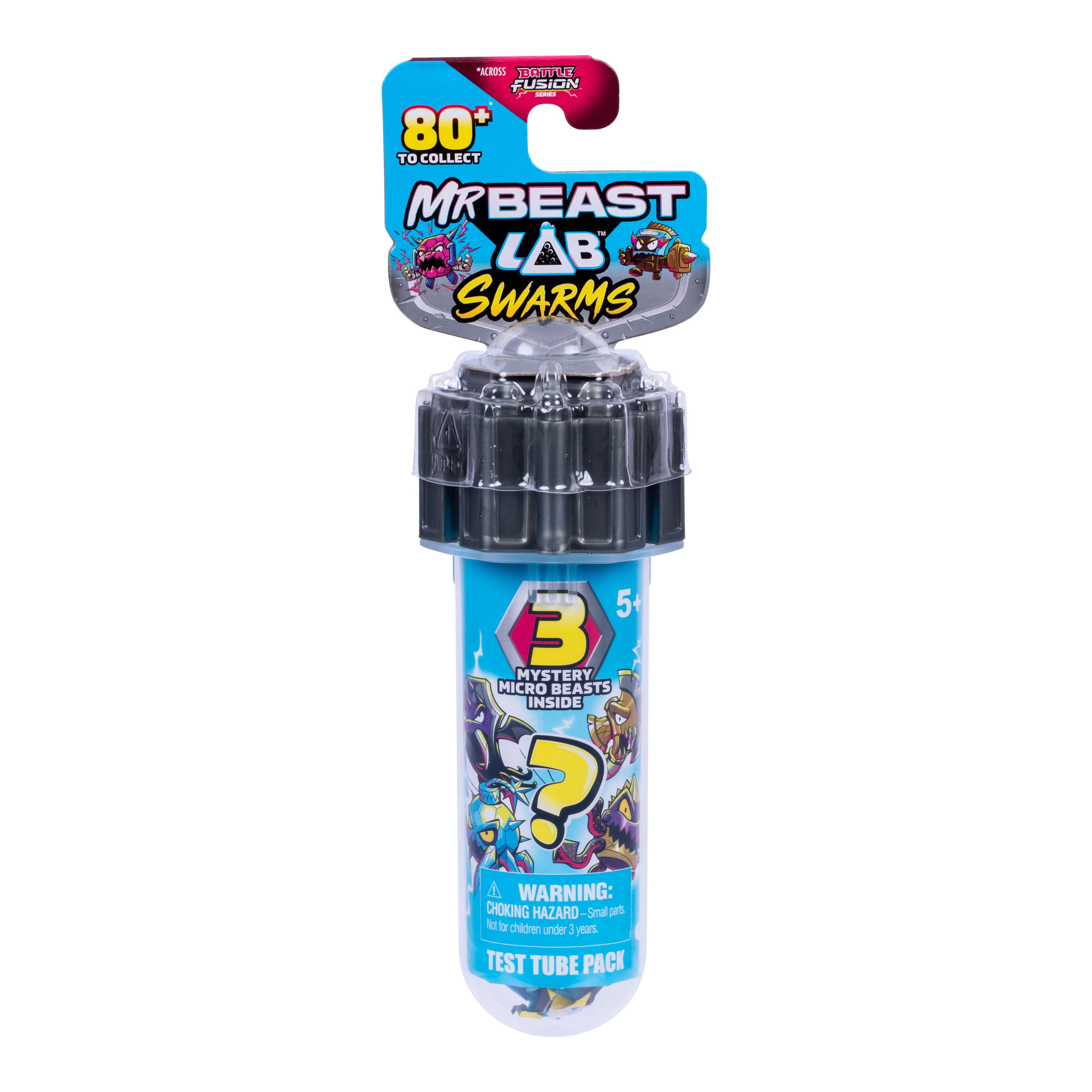 Mrbeast Lab Swarms Battle Fusion Series Test Tube 3 Pack Assortment