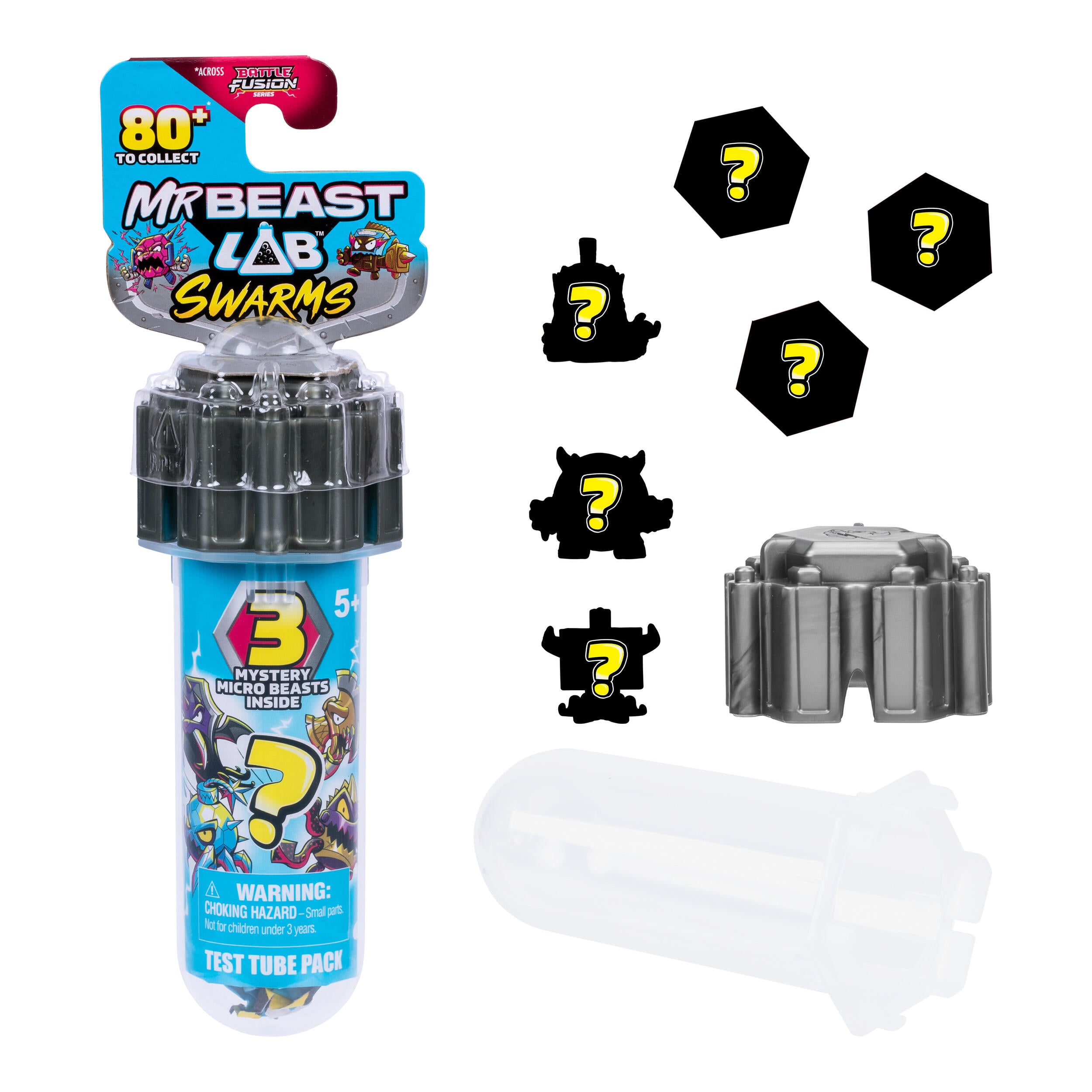 Mrbeast Lab Swarms Battle Fusion Series Test Tube 3 Pack Assortment