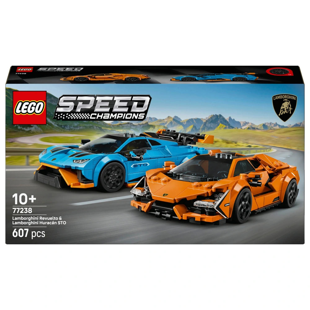 Lego® Speed Champions Lamborghini Revuelto & Huracán Sto 77238