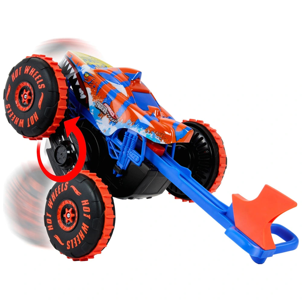 Hot Wheels Monster Trucks Remote Control Tiger Shark Climber 1:15 Scale
