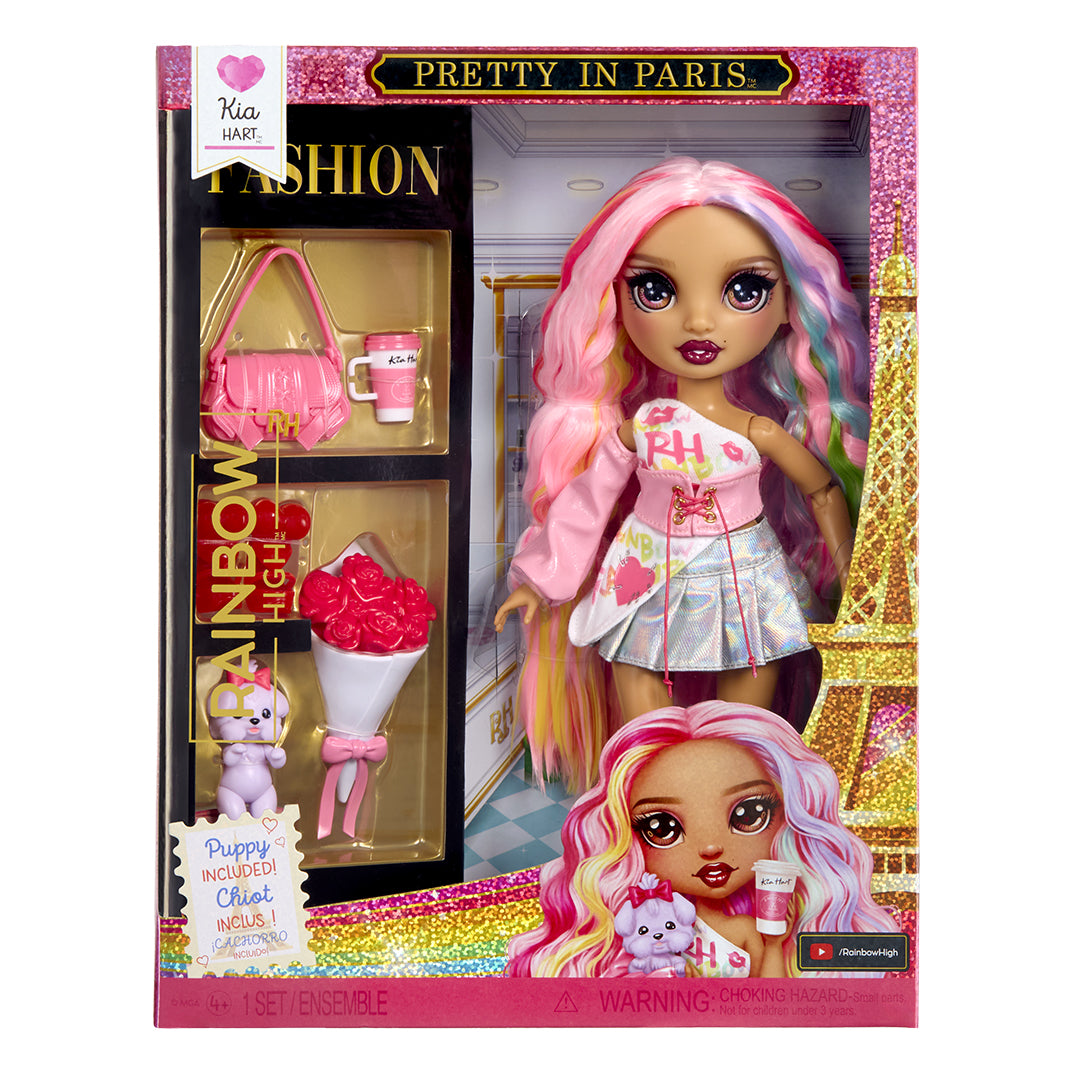 Rainbow High Pretty In Paris Fashion - Kia Hart (Soft Pink)