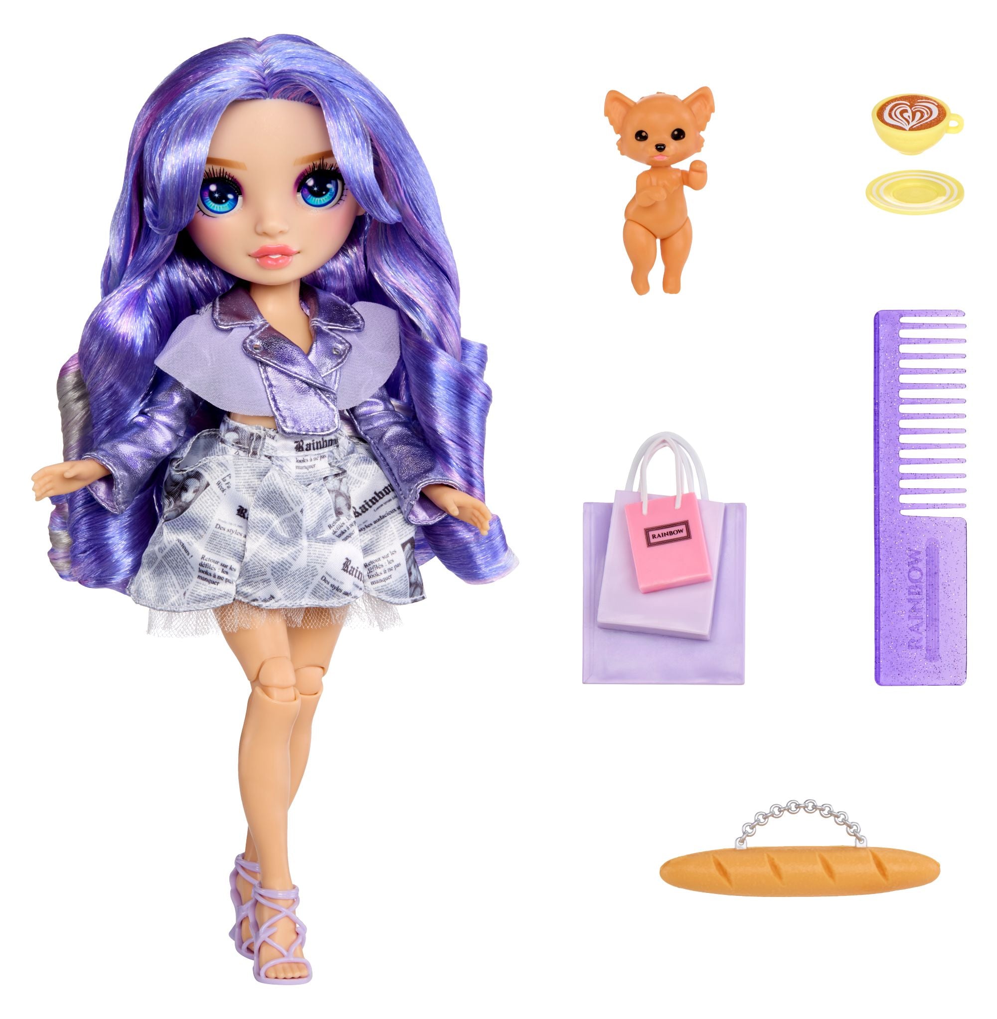 Rainbow High Pretty In Paris Fashion - Violet Willow (Purple)