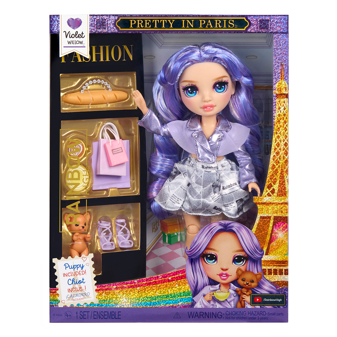 Rainbow High Pretty In Paris Fashion - Violet Willow (Purple)
