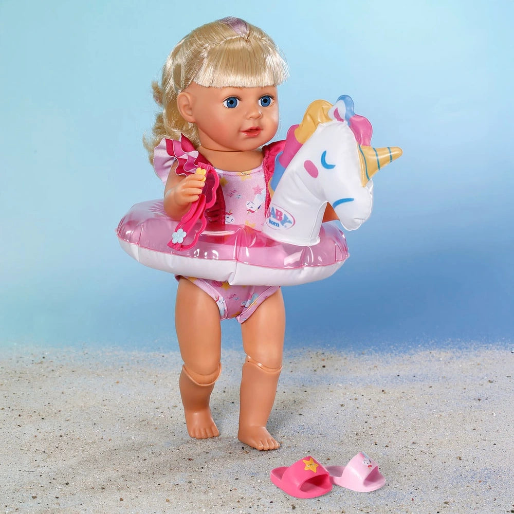 Baby Born Clothes Swim Set Unicorn 43Cm