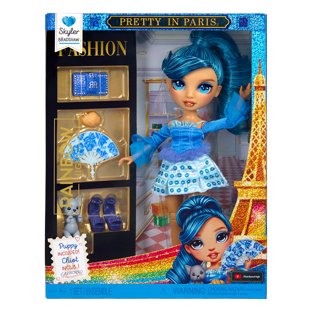 Rainbow High Pretty In Paris Fashion - Skyler Bradshaw (Blue)