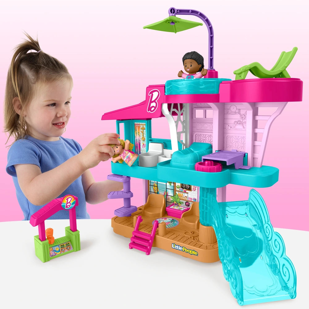 Little People Barbie Beach House Playset