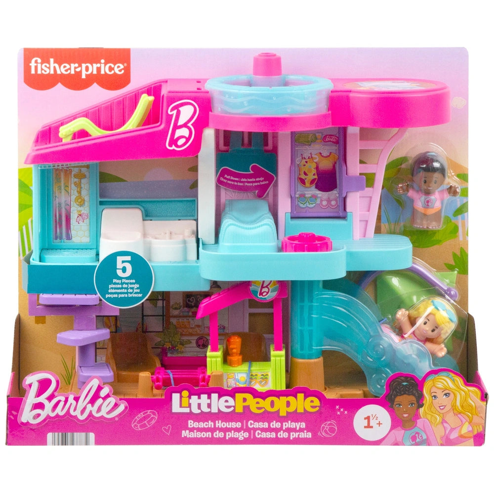 Little People Barbie Beach House Playset