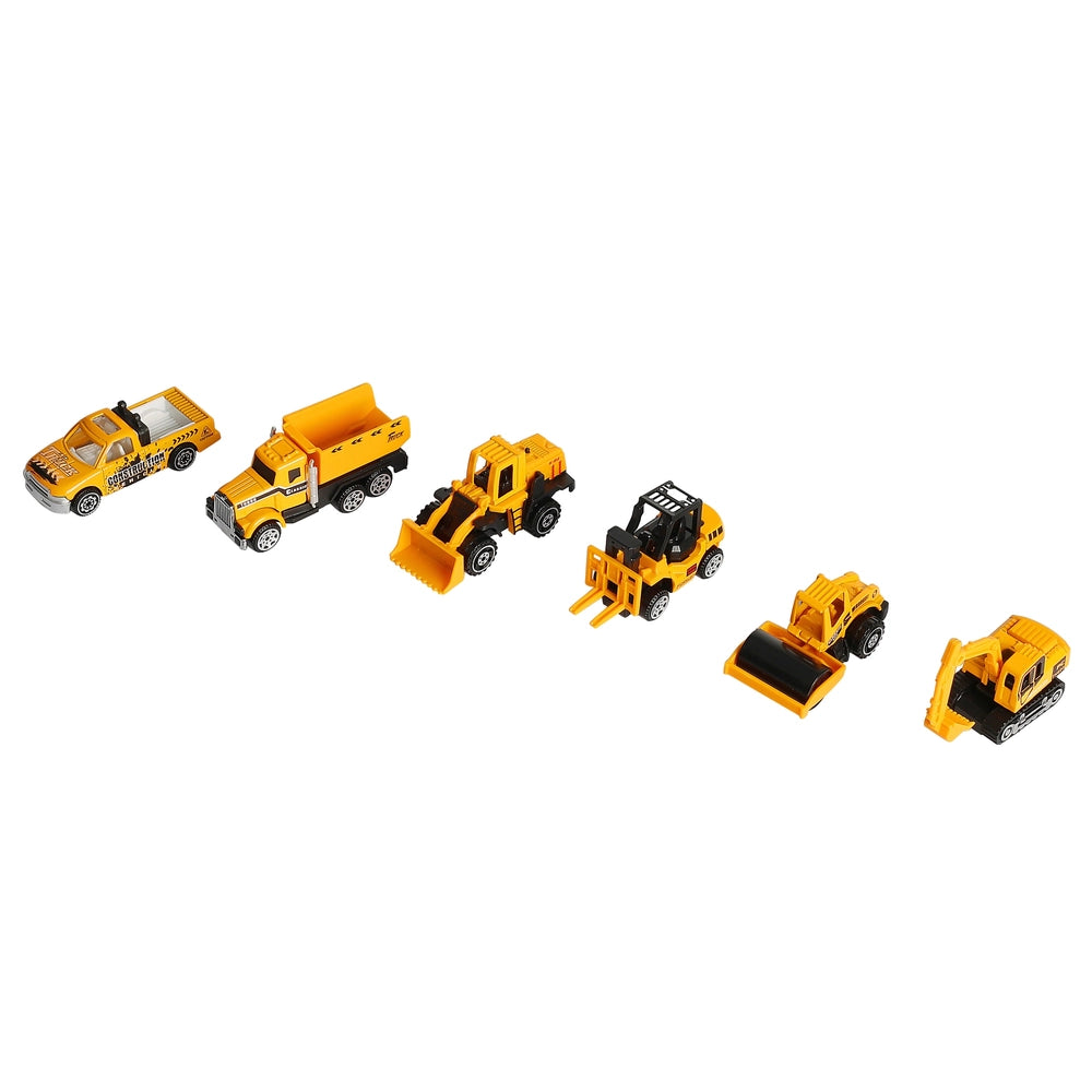 Super Wheelz Diecast Construction, Space, Emergency And Cars 1:64 Scale 6 Pack Assortment