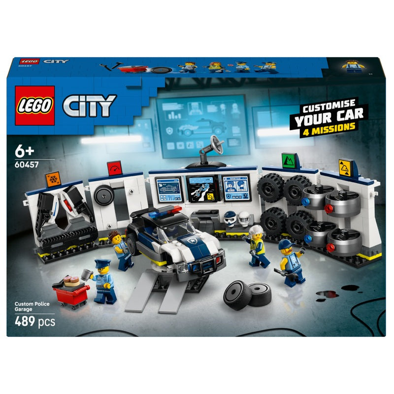Lego City 60457 Custom Police Car Garage Set