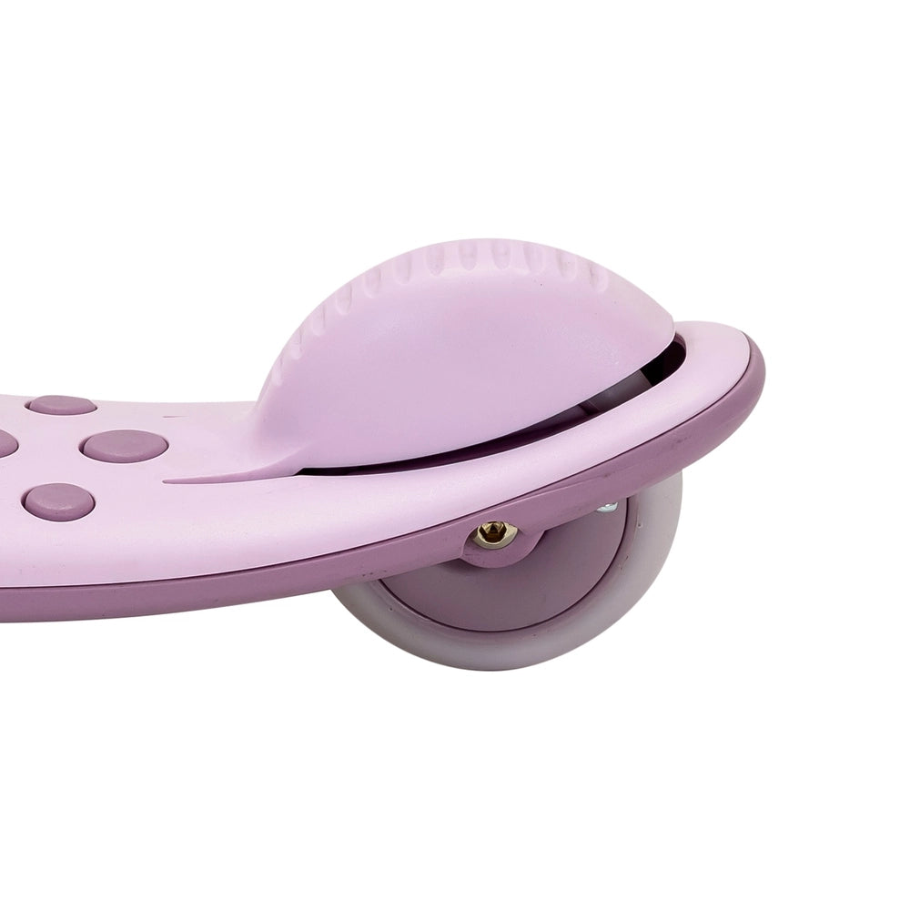 Isporter Deluxe Folding Led 3 Wheel Scooter Purple