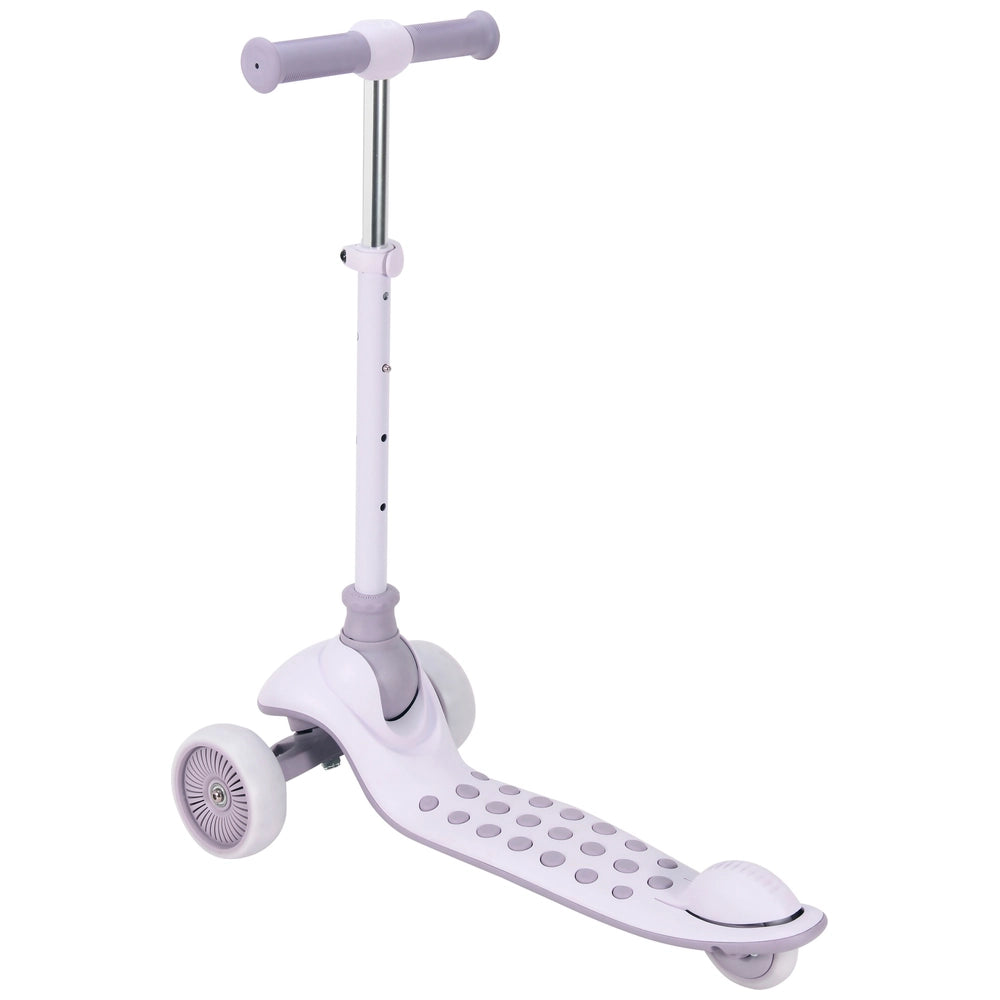 Isporter Deluxe Folding Led 3 Wheel Scooter Purple