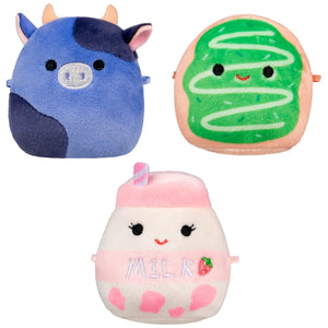 Original Squishmallows Micromallows Plush 3 Pack (With Amelie The Strawberry Milk)