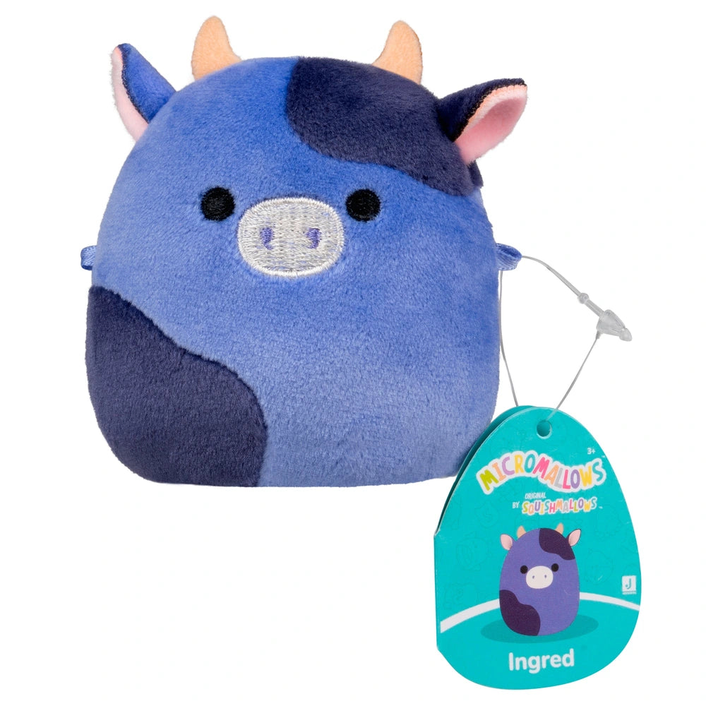 Original Squishmallows Micromallows Plush 3 Pack (With Amelie The Strawberry Milk)